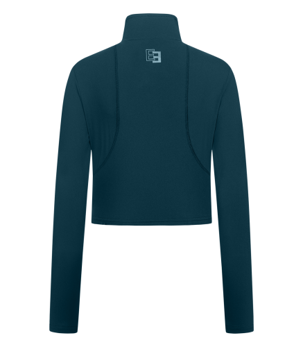 Koszulka jeździecka ELT Junior Alina w kolorze petrol blue