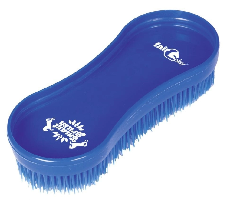 Szczotka dla konia Fair Play Smart Brush w kolorze niebieskim