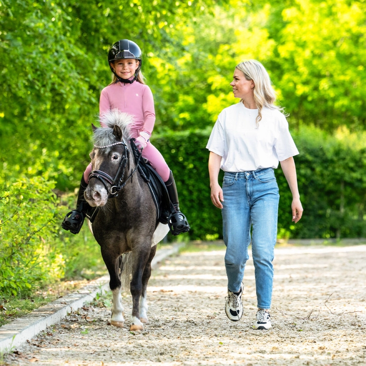 Breginsy dziecięce QHP Junior Lucky Start w kolorze różowym