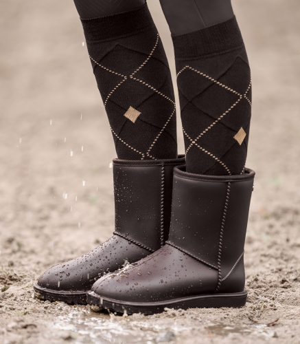 Buty stajenne ocieplane ELT Rainless w kolorze espresso