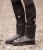 Buty stajenne ocieplane ELT Rainless w kolorze espresso