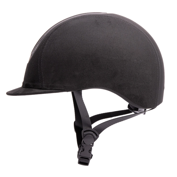 Kask jeździecki Harry's Horse Pro F2 Micro Suede w kolorze czarnym