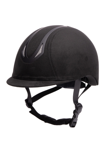 Kask jeździecki zamszowy Harry's Horse Pro F2 Micro Suede w kolorze czarnym