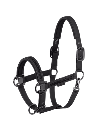 Kantar dla konia Eskadron Faux Leather w kolorze black