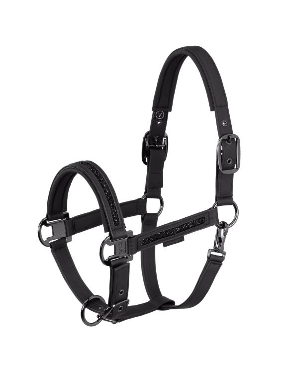 Kantar dla konia Eskadron Faux Leather w kolorze black