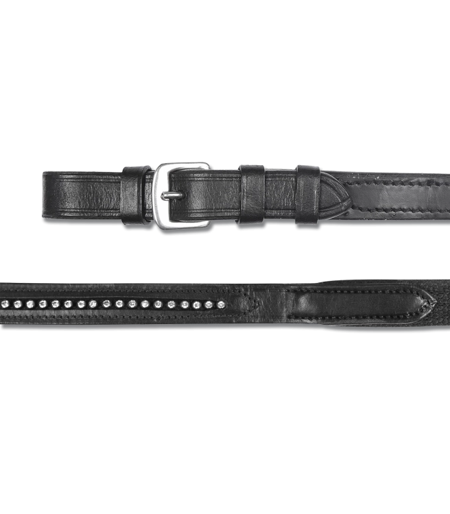 Wodze dla konia Star Diamond w kolorze black