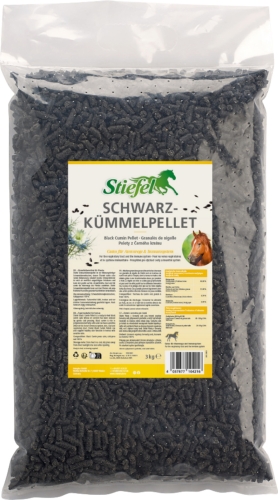 Wytłok z czarnuszki dla koni Stiefel Schwarzkümmel Pellet 3kg