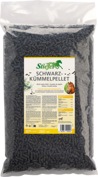 Wytłok z czarnuszki dla koni Stiefel Schwarzkümmel Pellet 3kg