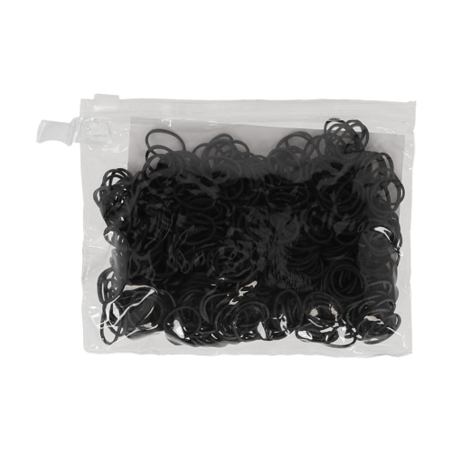 Gumki do grzywy 50g QHP w kolorze czarnym