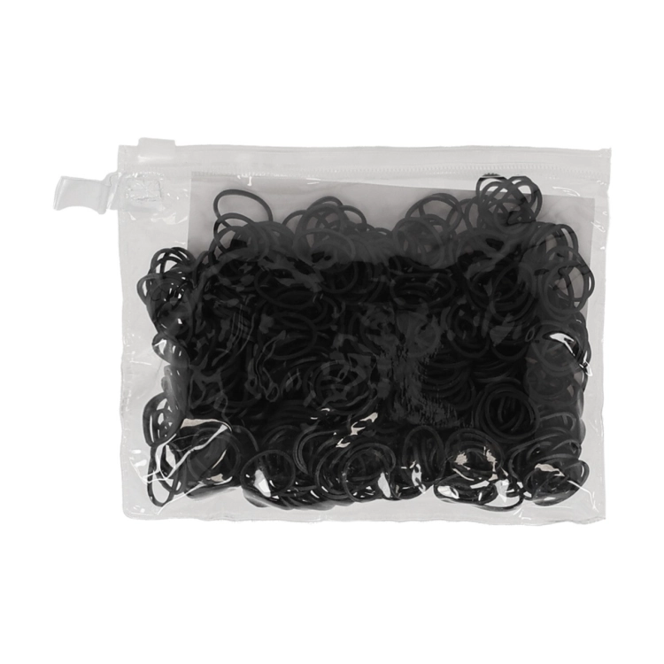 Gumki do grzywy 50g QHP w kolorze czarnym