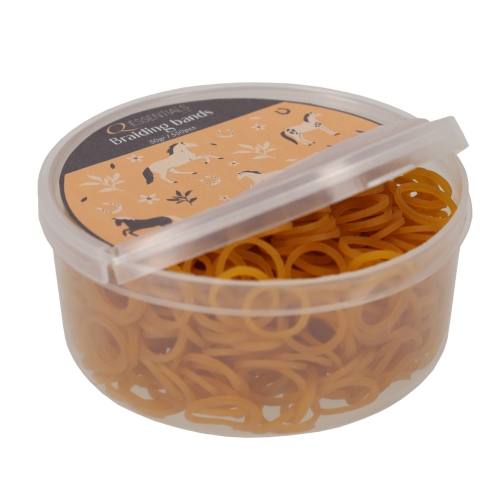 Gumki do grzywy w pudełku 50g QHP w kolorze naturalnym