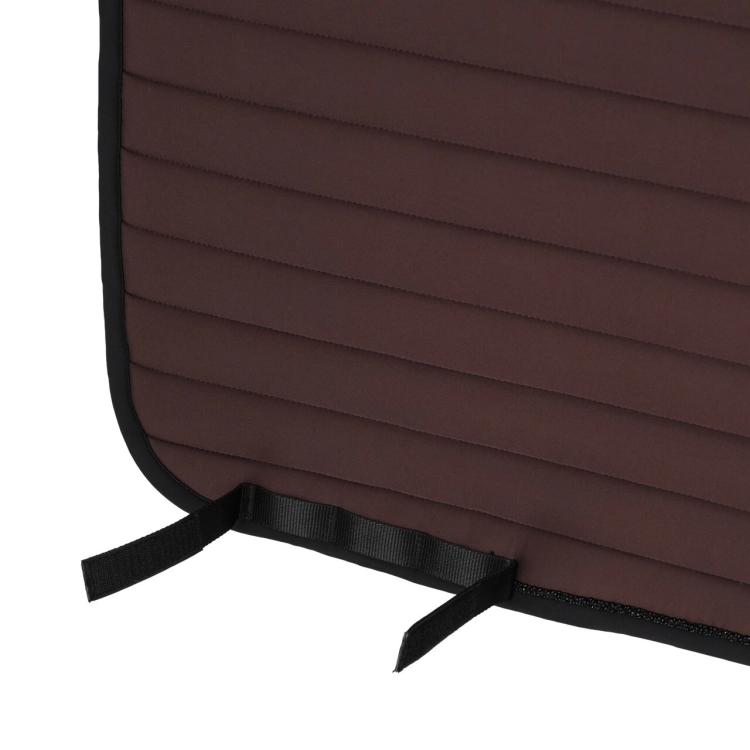 Czaprak z paskami na rzepy QHP Victorio w kolorze brown