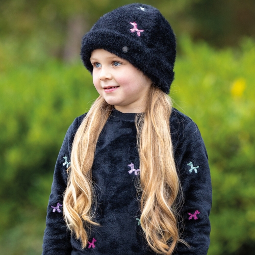 Czapka zimowa dla dziecka QHP Junior Isalyn Unicorn Dream