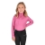 Bluzka jeździecka dziecięca z długim rękawem QHP Junior Isalyn Balloon Pink