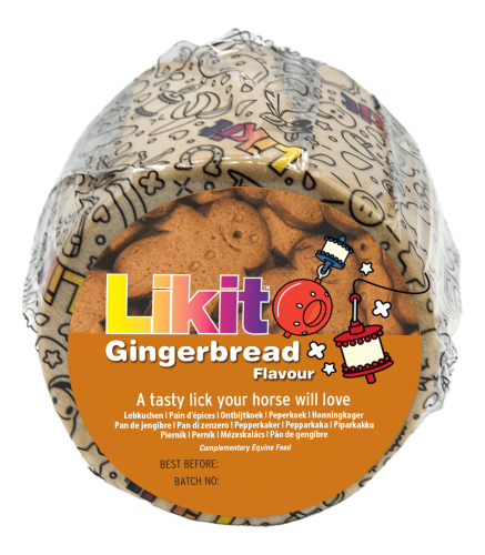 Lizawka dla konia Likit o smaku gingerbread wkład
