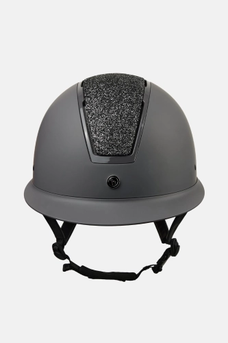 Kask jeździecki z szerokim daszkiem Horze Aurora w kolorze tornado