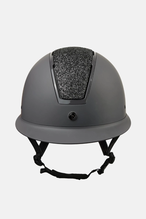 Kask jeździecki z szerokim daszkiem Horze Aurora w kolorze tornado