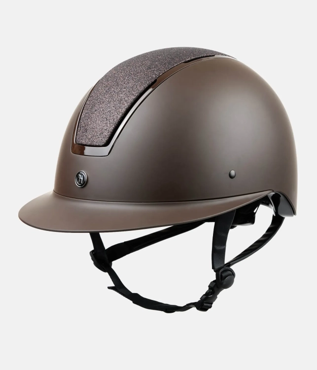 Kask jeździecki Horze Aurora w kolorze brązowym