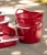 Miski dla konia Waldhausen Flexibowl w kolorze cherry red