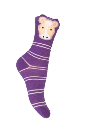 HKM skarpetki Junior MAUI dark lilac