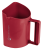 Miarka do paszy dla konia Waldhausen w kolorze cherry red