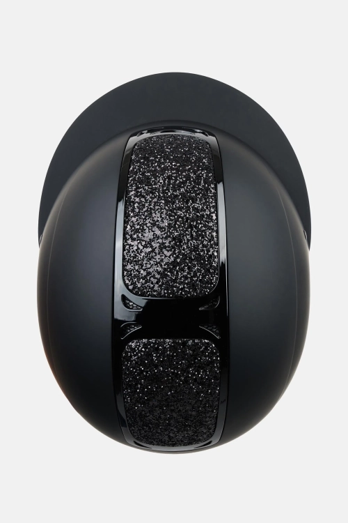 Kask jeździecki z brokatem Horze Arix II Crystal w kolorze all black