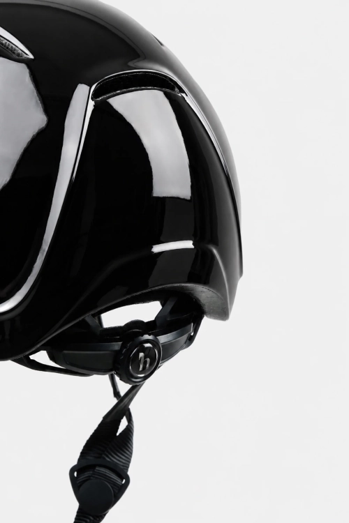 Kask jeździecki z regulacją Horze Guardian Gloss ERT w kolorze black beauty