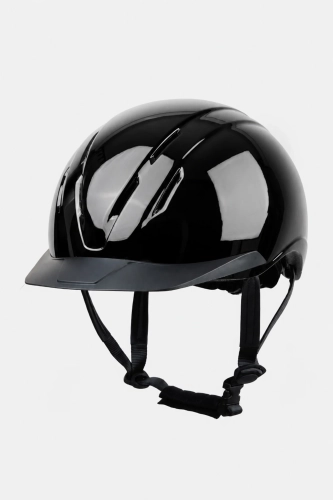 Kask jeździecki Horze Guardian Gloss ERT w kolorze black beauty