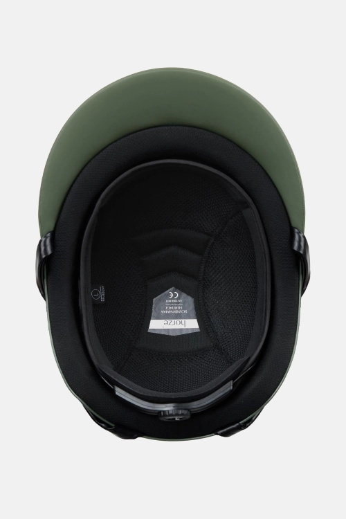 Kask jeździecki z miękką wyściółką Horze Arix II Sport w kolorze balsam green