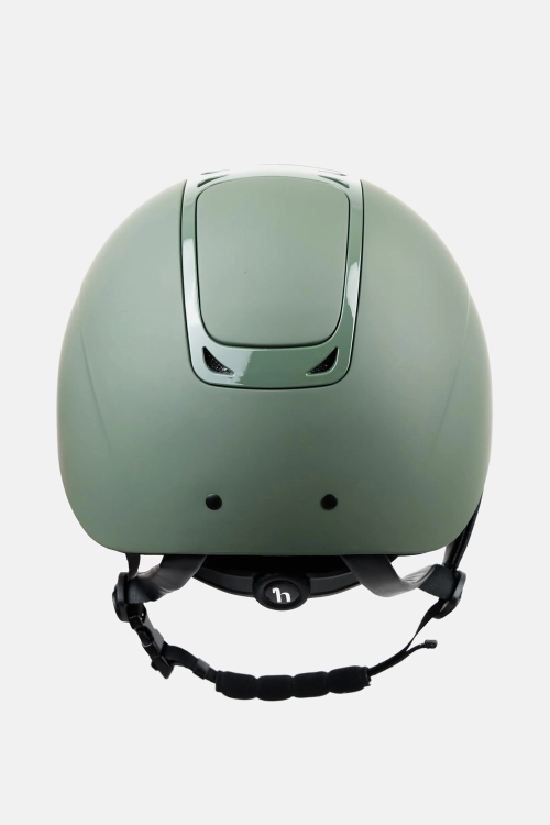 Kask jeździecki regulowany Horze Arix II Sport w kolorze balsam green