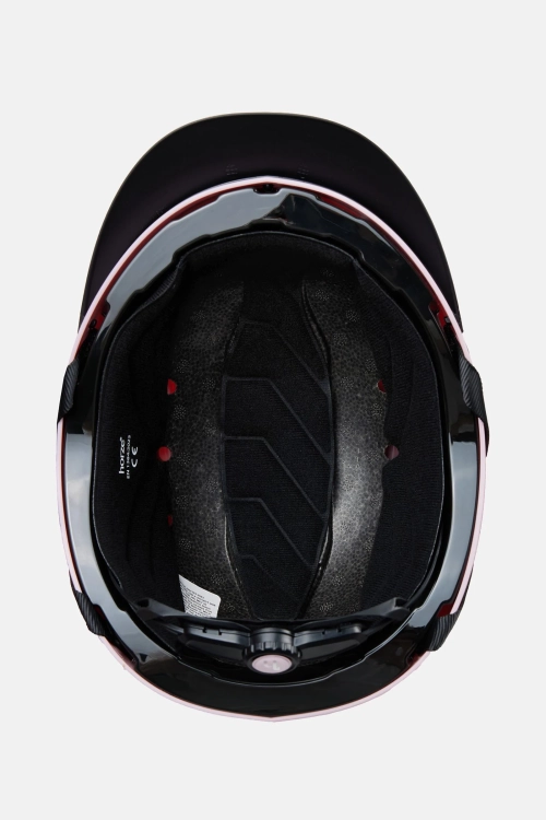 Kask jeździecki z miękką wyściółką Horze Nova w kolorze ballerina
