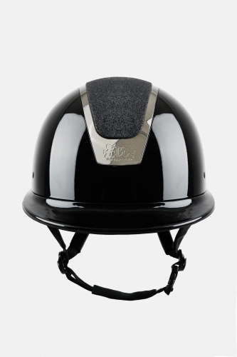 Kask jeździecki z szerokim daszkiem B Vertigo Zenith Crystal Gloss w kolorze black/black