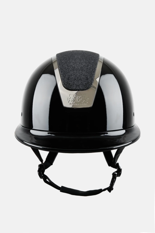 Kask jeździecki z szerokim daszkiem B Vertigo Zenith Crystal Gloss w kolorze black/black