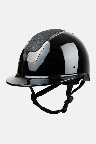 Kask jeździecki B Vertigo Zenith Crystal Gloss w kolorze black/black