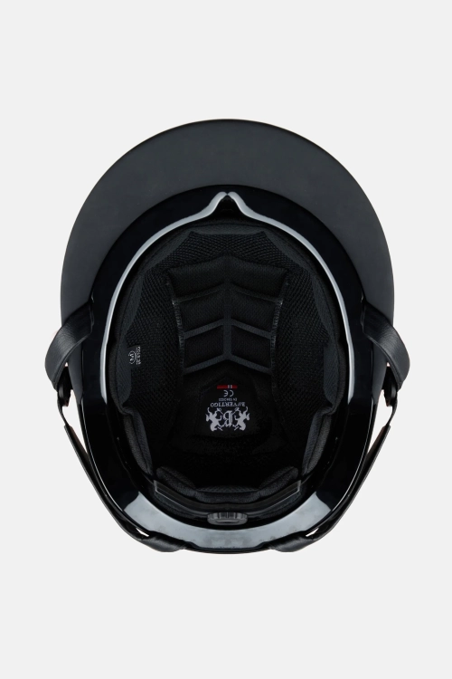 Kask jeździecki z ochroną nosa B Vertigo Zenith Gloss w kolorze black/black