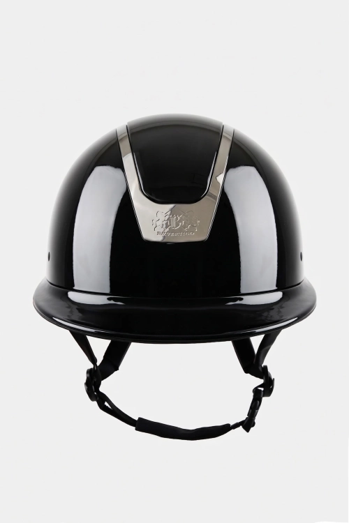 Kask jeździecki z szerokim daszkiem B Vertigo Zenith Gloss w kolorze black/black