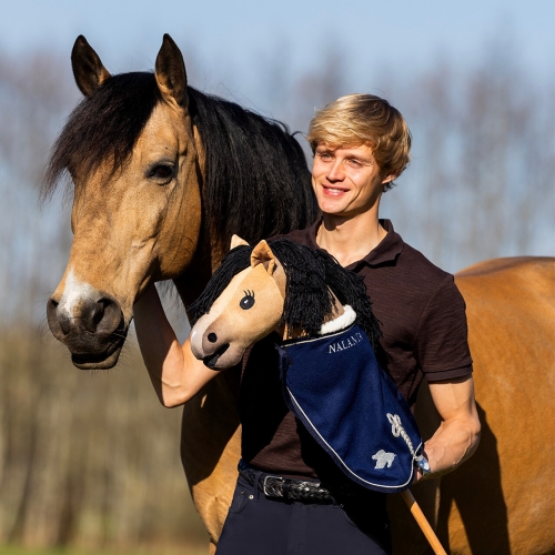 Derka dla konika Hobby Horse QHP Nalanta w kolorze granatowym