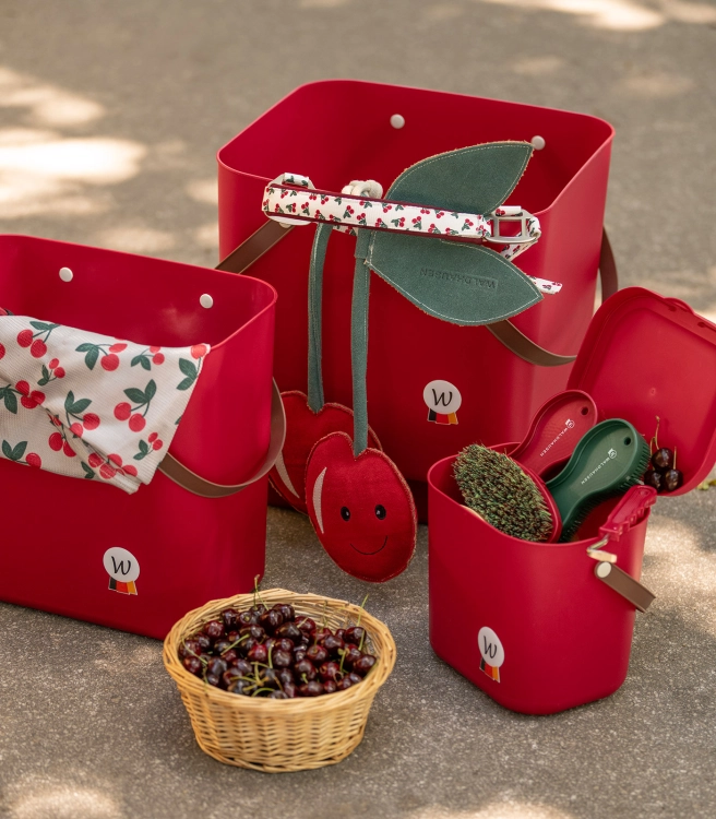 Pojemnik na akcesoria dla konia Waldhausen Eco Multibag 40L w kolorze cherry red