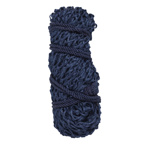 Duża siatka na siano z oczkami 5cm w kolorze navy
