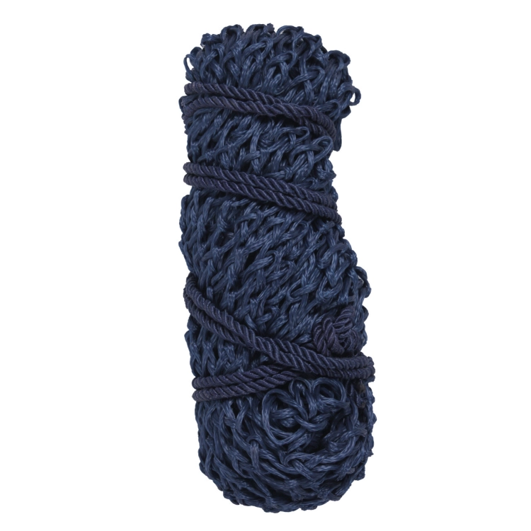 Duża siatka na siano z oczkami 5cm w kolorze navy
