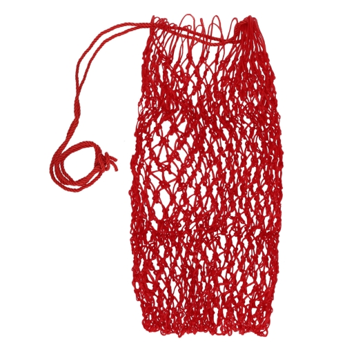 Duża siatka na siano z oczkami 5cm w kolorze red