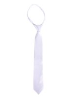 QHP krawat konkursowy JOHN biały