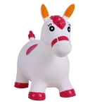 QHP zabawka skaczący koń BIAŁY