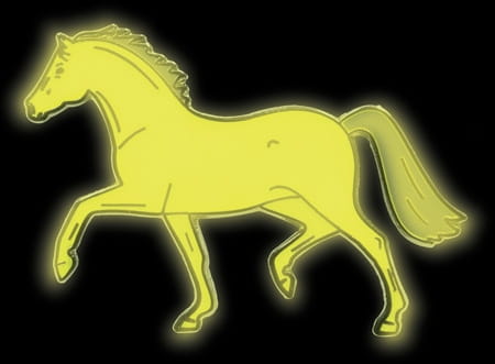 HR Przypinka fluorescencyjna KONIK