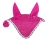 Nauszniki dla konia QHP Color w kolorze fuchsia