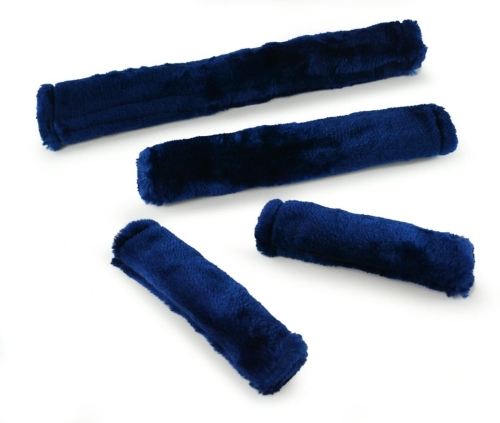 Zestaw na kantar z futra naturalnego C.S.O. w kolorze granatowym