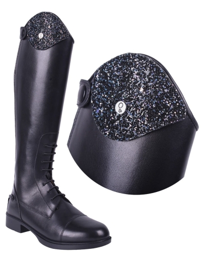 Ozdobnik do oficerek QHP Romy Glitz w kolorze granatowym