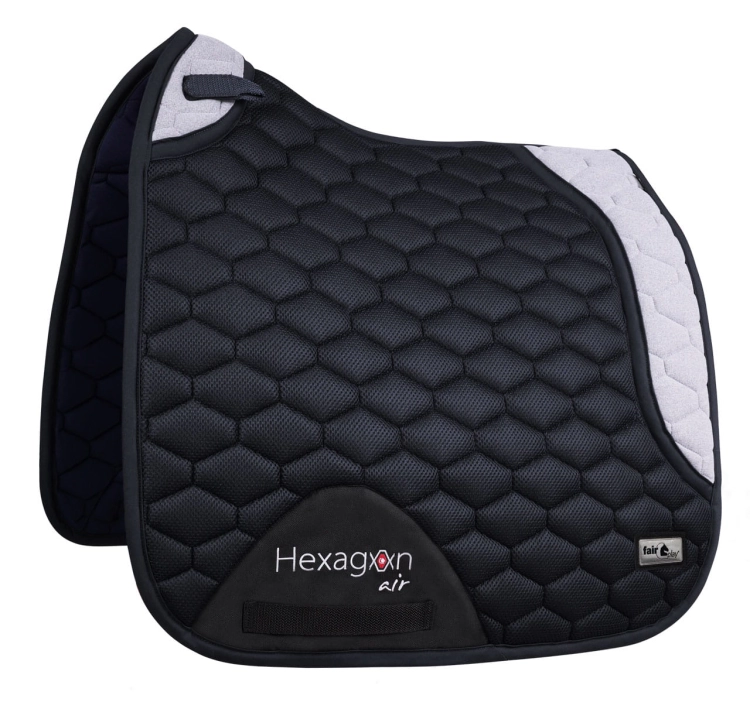 FAIR PLAY Czaprak HEXAGON AIR 3D Czarny/szary