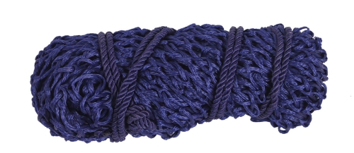 Duża siatka na siano z oczkami 5cm w kolorze navy