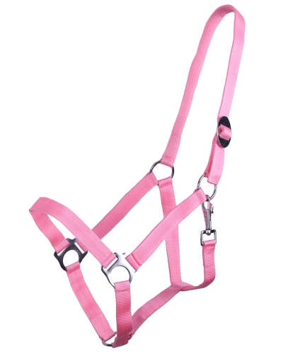 Kantar dla konia taśmowy QHP w kolorze flamingo pink